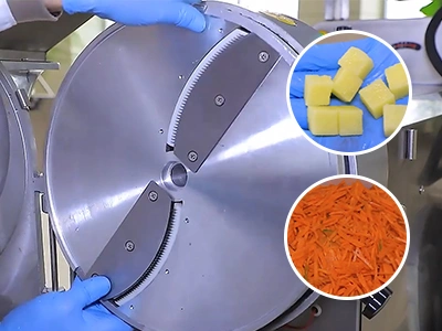 Овощерезательные машины двухголовые DQC101