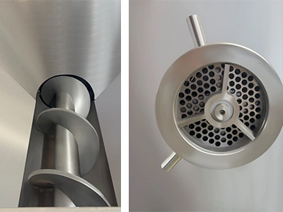 Машина для нарезки замороженного мяса на кубики